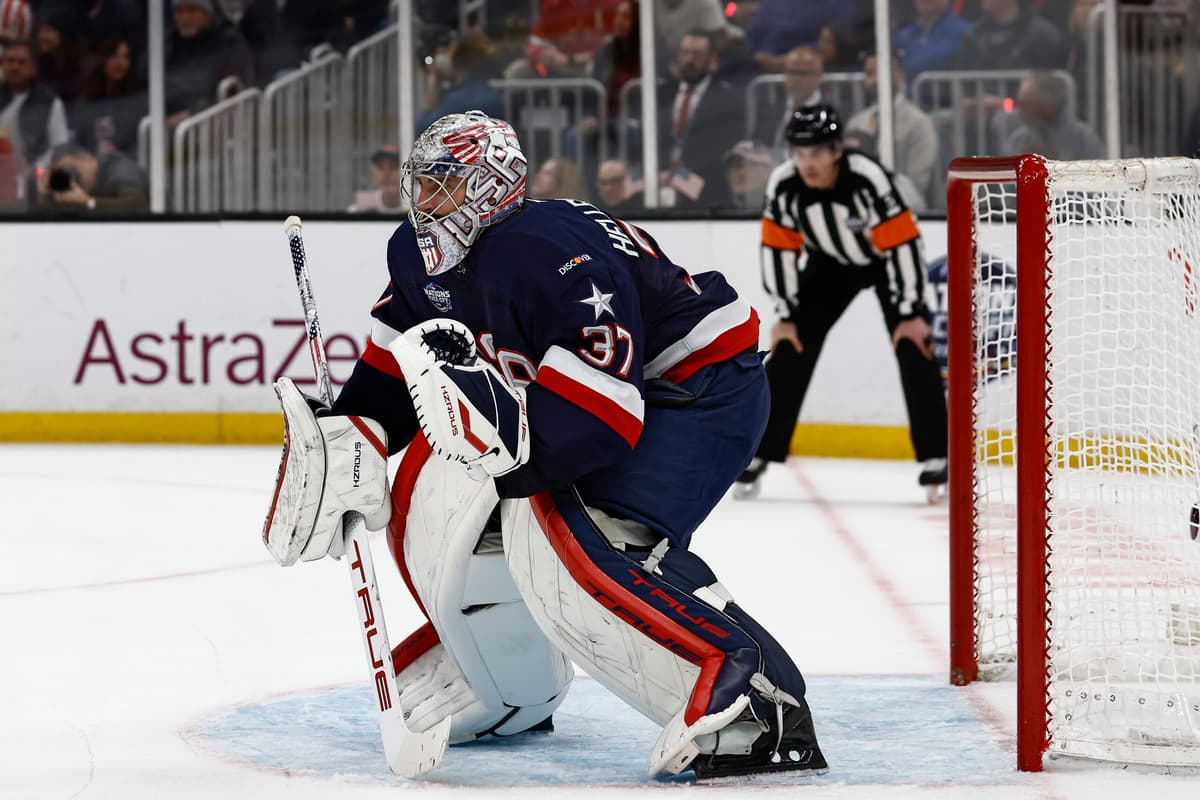 Connor Hellebuyck a no-brainer in net for USA