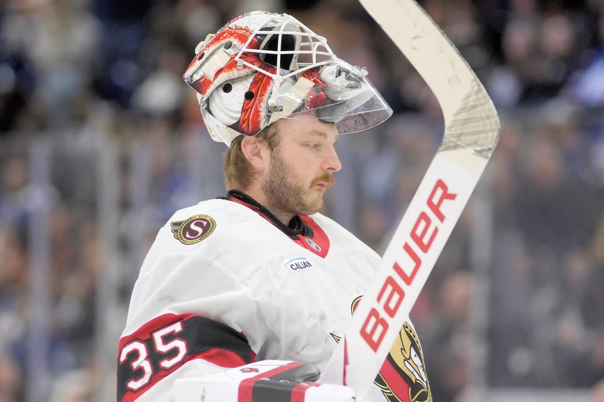 Senators’ Linus Ullmark to make first start in more than a month
