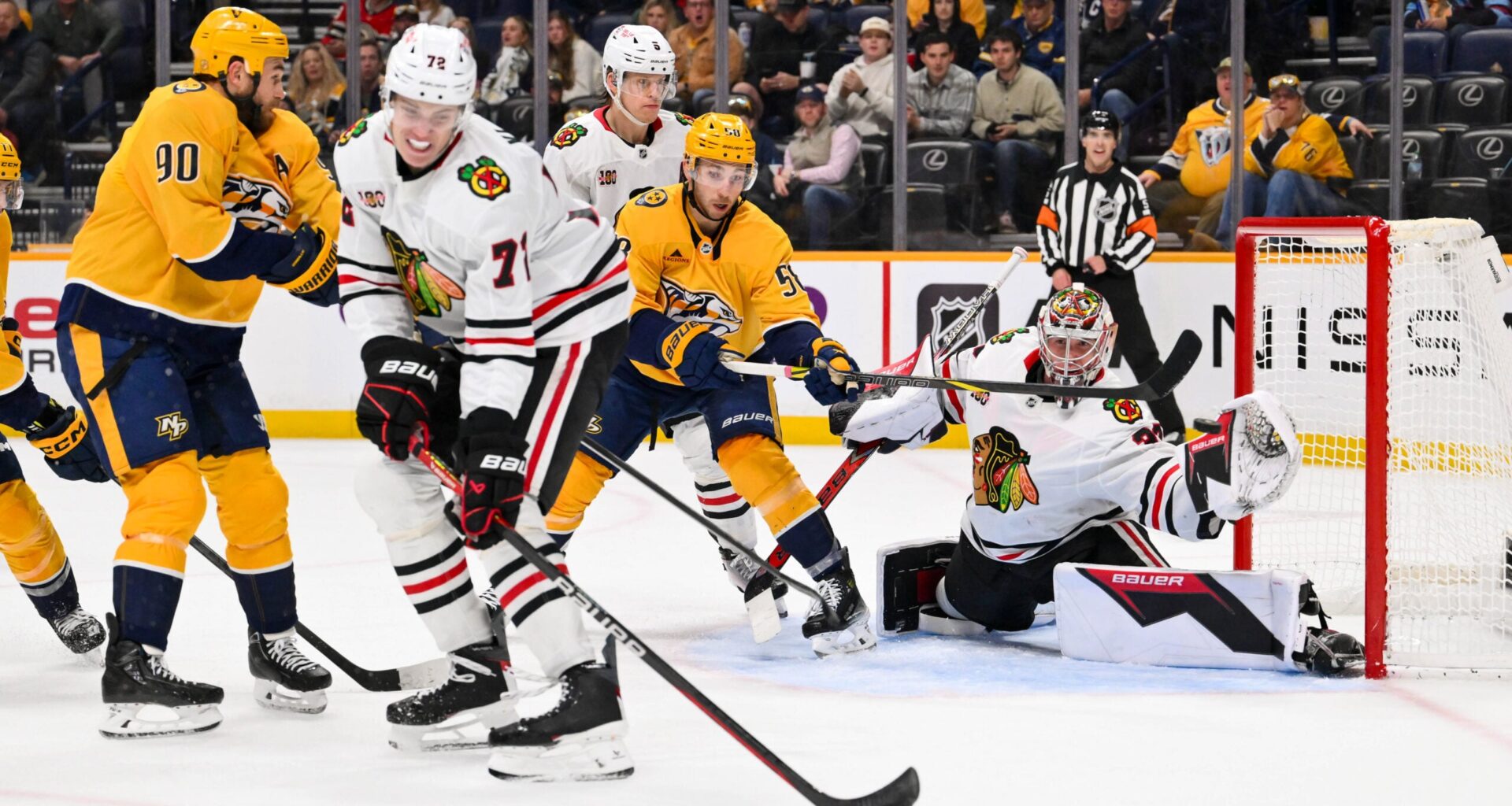 February 26, Chicago Blackhawks vs Nashville Predators