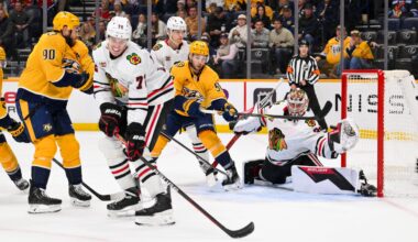 February 26, Chicago Blackhawks vs Nashville Predators
