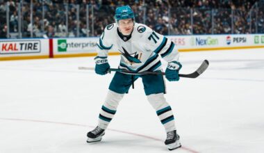Sharks owe it to Celebrini, future core to buy and make playoffs