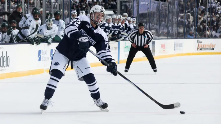 Potential No. 1 NHL Draft pick Gavin McKenna scored 8 points in 1 game for Penn State image
