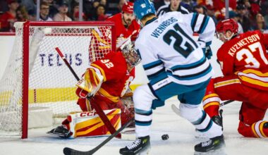 Flames snap losing streak with win over Sharks