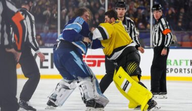NHL goalie fight review from two heavyweights: ‘Swing and hope it hits’