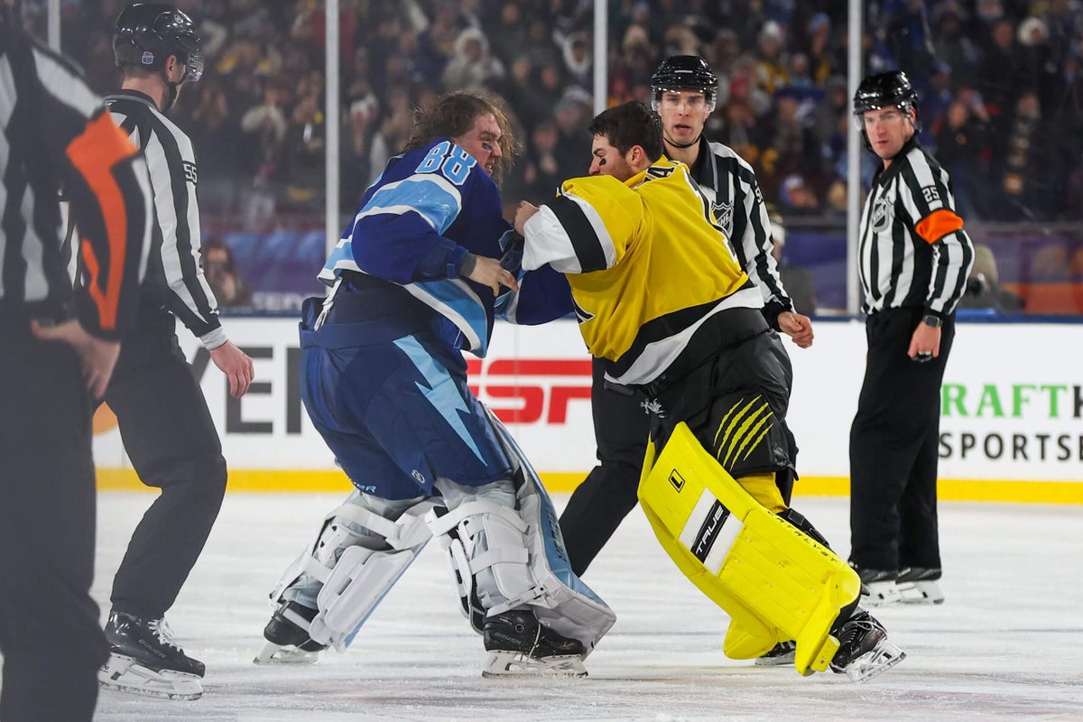 NHL goalie fight review from two heavyweights: ‘Swing and hope it hits’