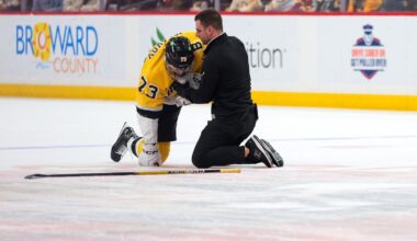 Marco Sturm defends Charlie McAvoy after 'brutal' hit by Panthers' Vilmanis - 98.5 The Sports Hub