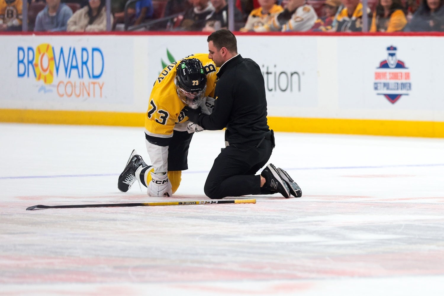 Marco Sturm defends Charlie McAvoy after 'brutal' hit by Panthers' Vilmanis - 98.5 The Sports Hub