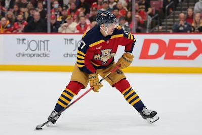 Florida Panthers forward Evan Rodrigues