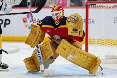 Florida Panthers goalie Sergei Bobrovsky