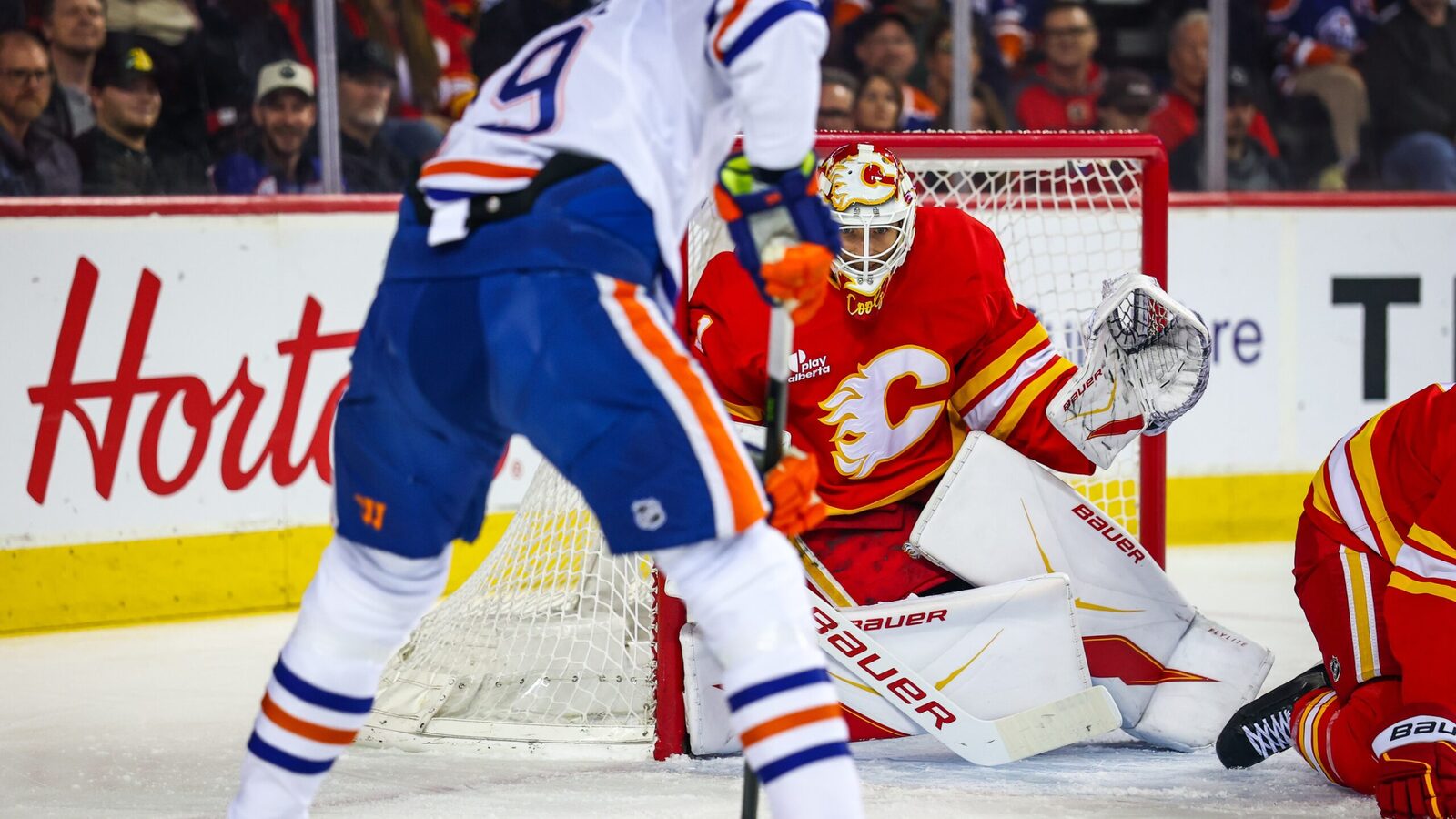 Flames backup Devin Cooley gets sweet revenge over Oilers in pre-Olympic win