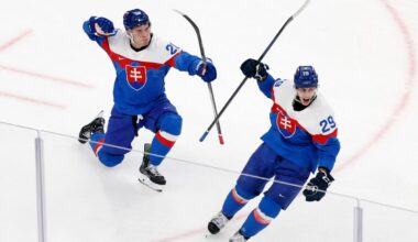 Slovakia’s Juraj Slafkovský has already established himself as an Olympic superstar