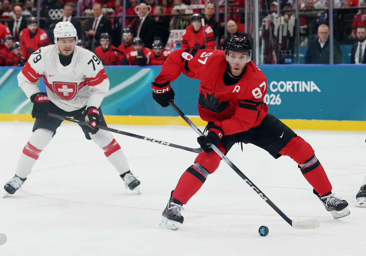 Connor McDavid, Nathan MacKinnon lead Canada’s rout of Switzerland