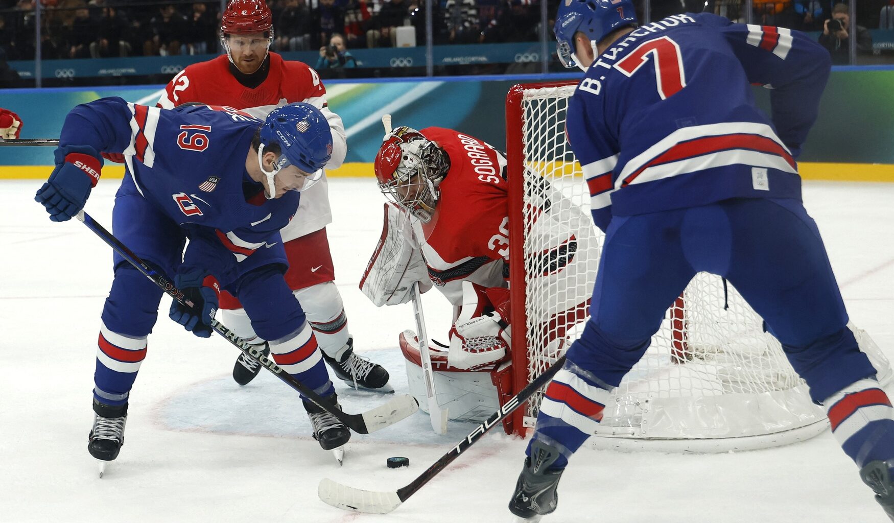 Olympics: Tkachuk sets up go-ahead goal in USA’s 6-3 win over Denmark