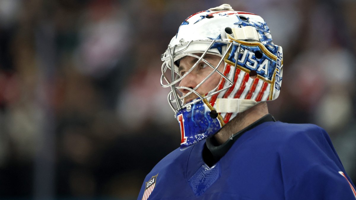 USA’s Jeremy Swayman explains long-distance Olympic goal allowed – NBC Boston