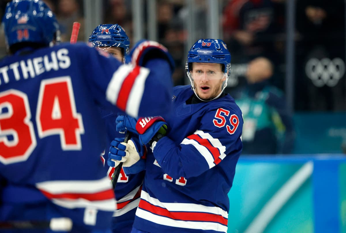 Auston Matthews tallies assist in USA victory over Denmark