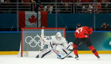 Macklin Celebrini scores twice in Canada’s rout of France – NBC Bay Area