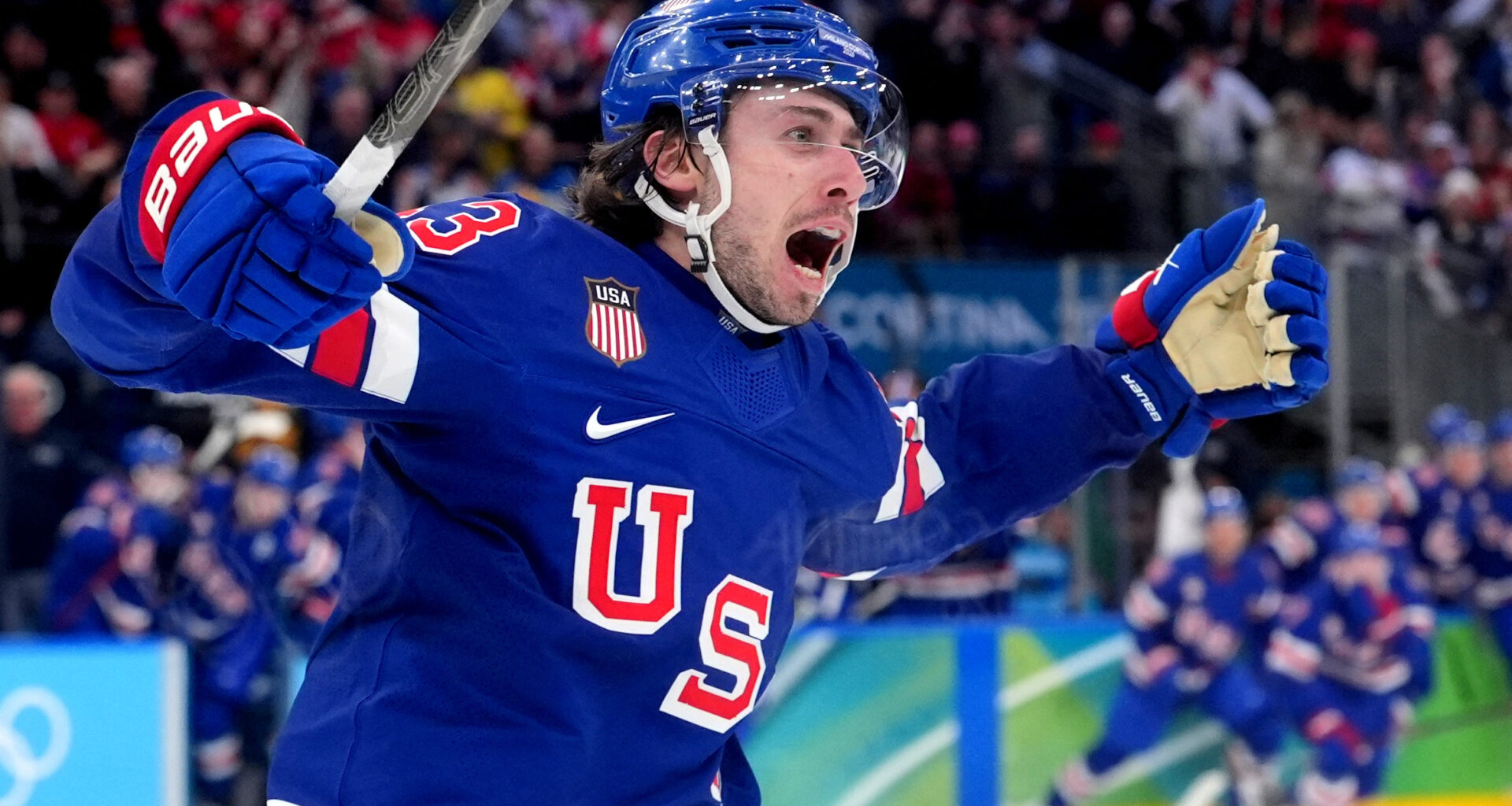 Olympic hockey history was made on Wednesday