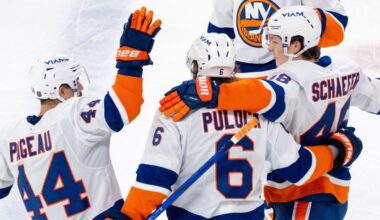 Jean-Gabriel Pageau helps Islanders complete overtime rally against Canadiens