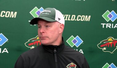 Watch: Wild head coach Hynes talks Olympics, Colorado game Thursday, and Jonas Brodin
