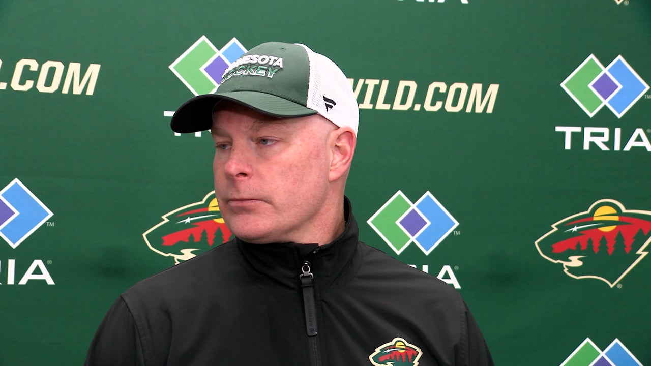 Watch: Wild head coach Hynes talks Olympics, Colorado game Thursday, and Jonas Brodin