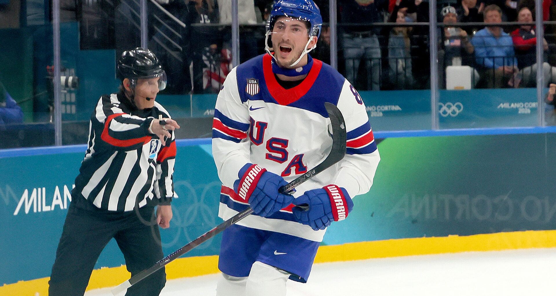 U.S. men's hockey knocks down Germany, secures bye to quarterfinals