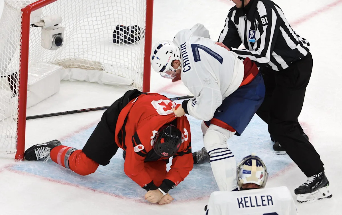 Ice hockey player banned for ‘violation of the Olympic spirit’