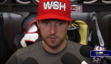 Rasmus Sandin | Postgame | Washington Capitals