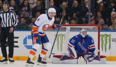 Islanders' Carson Soucy scores against his former team in 2-1 victory over Rangers
