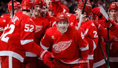 Kane passes Modano for most points by U.S.-born NHL player in Red Wings' loss to Capitals