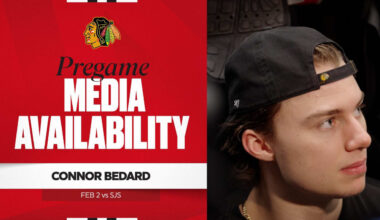 Bedard on Facing Celebrini | Chicago Blackhawks