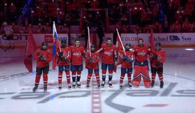 Washington Capitals Olympic Send Off Ceremony