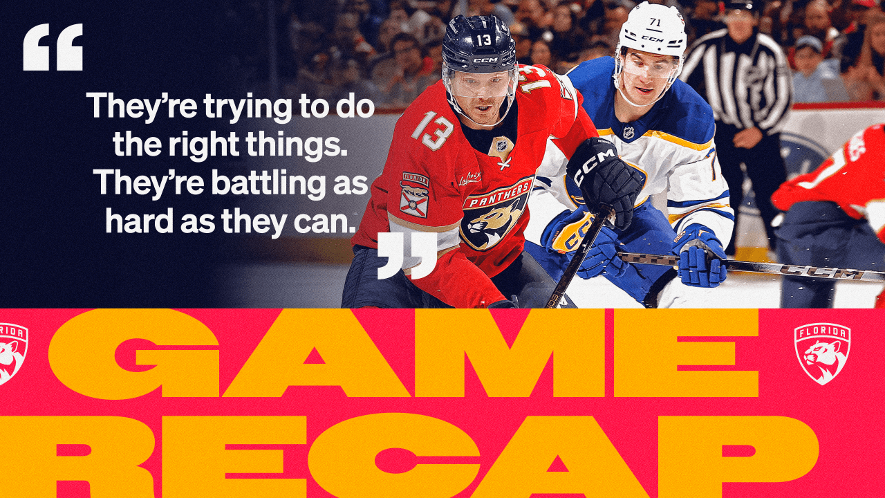 RECAP: Sabres 5, Panthers 3