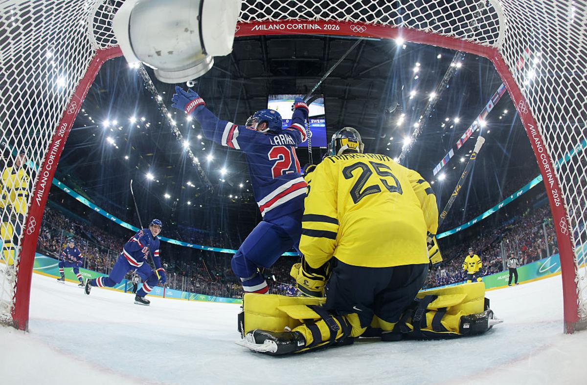 Red Wings Captain Dylan Larkin Scores for Team USA