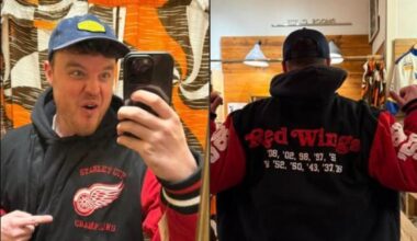 Jase's Thrilling Discovery Of Red Wings Jacket In England