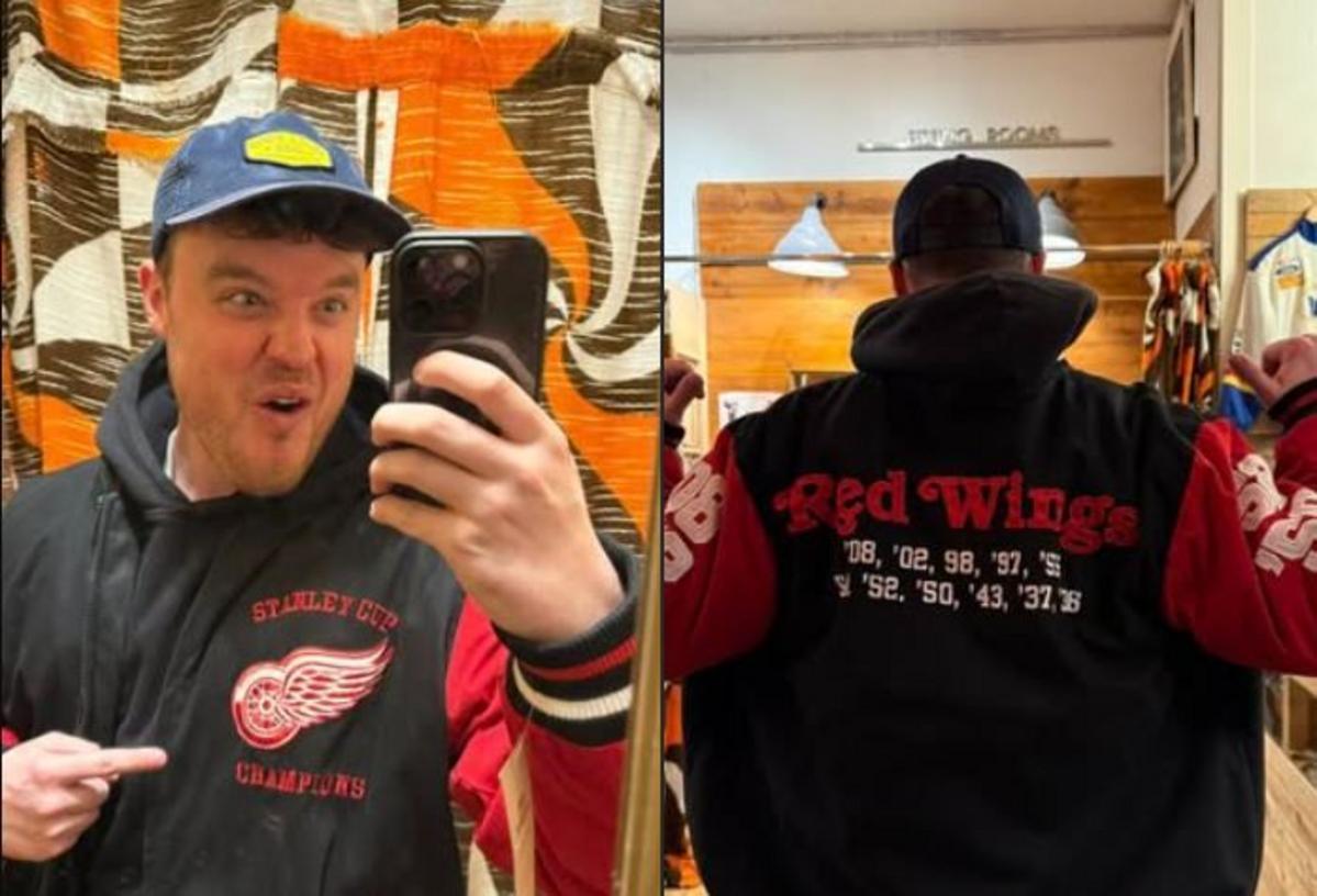 Jase's Thrilling Discovery Of Red Wings Jacket In England