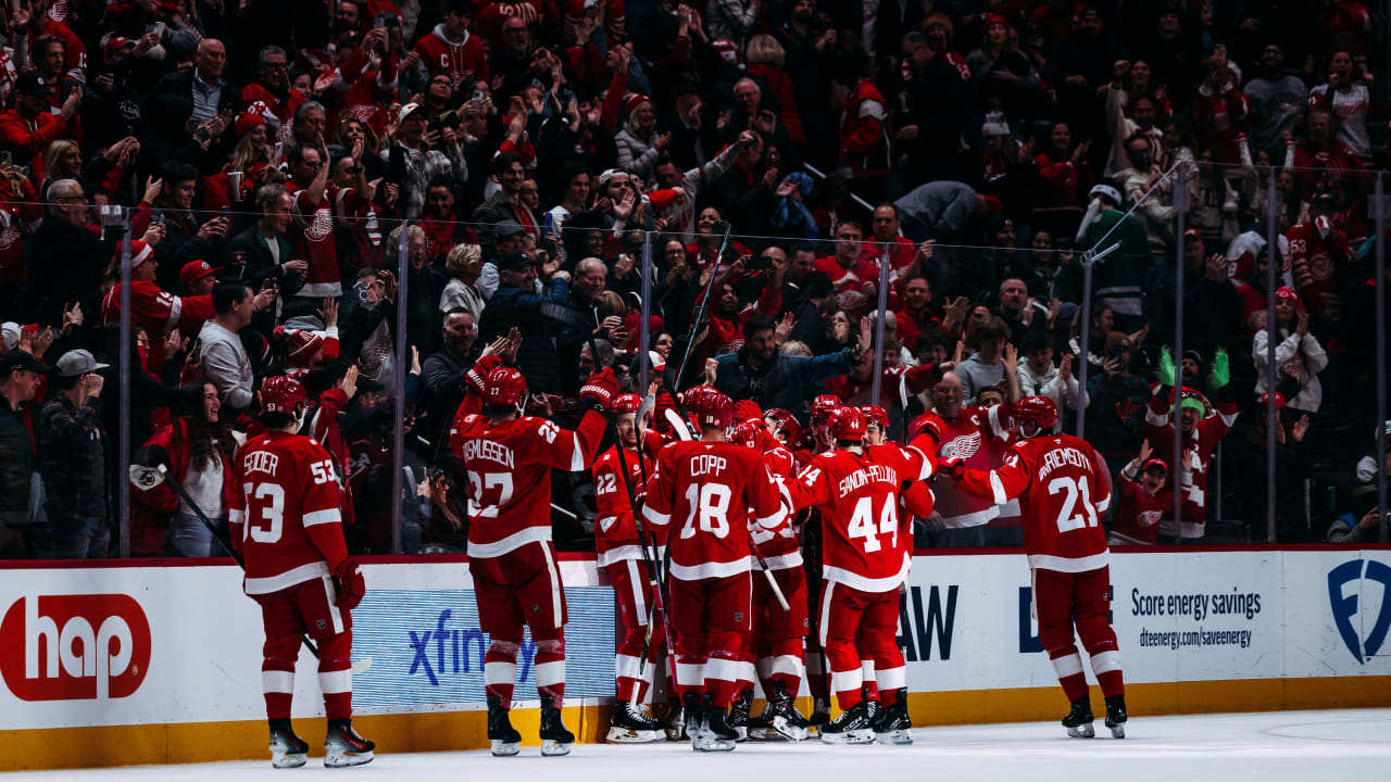 Red Wings aiming to ‘come back refreshed for a big push’ after NHL’s Olympic break