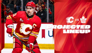 Projected Lineup - Flames vs. Leafs