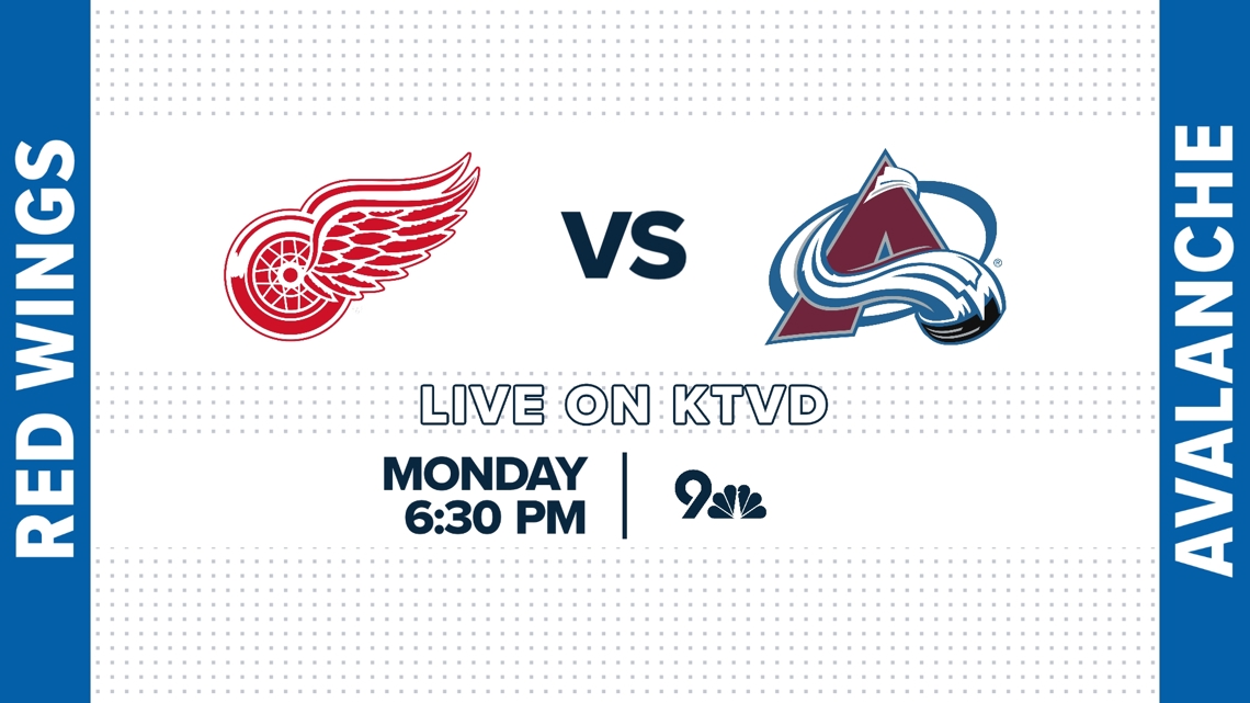 MacKinnon leads Avalanche against Red Wings: Watch free on KTVD Monday