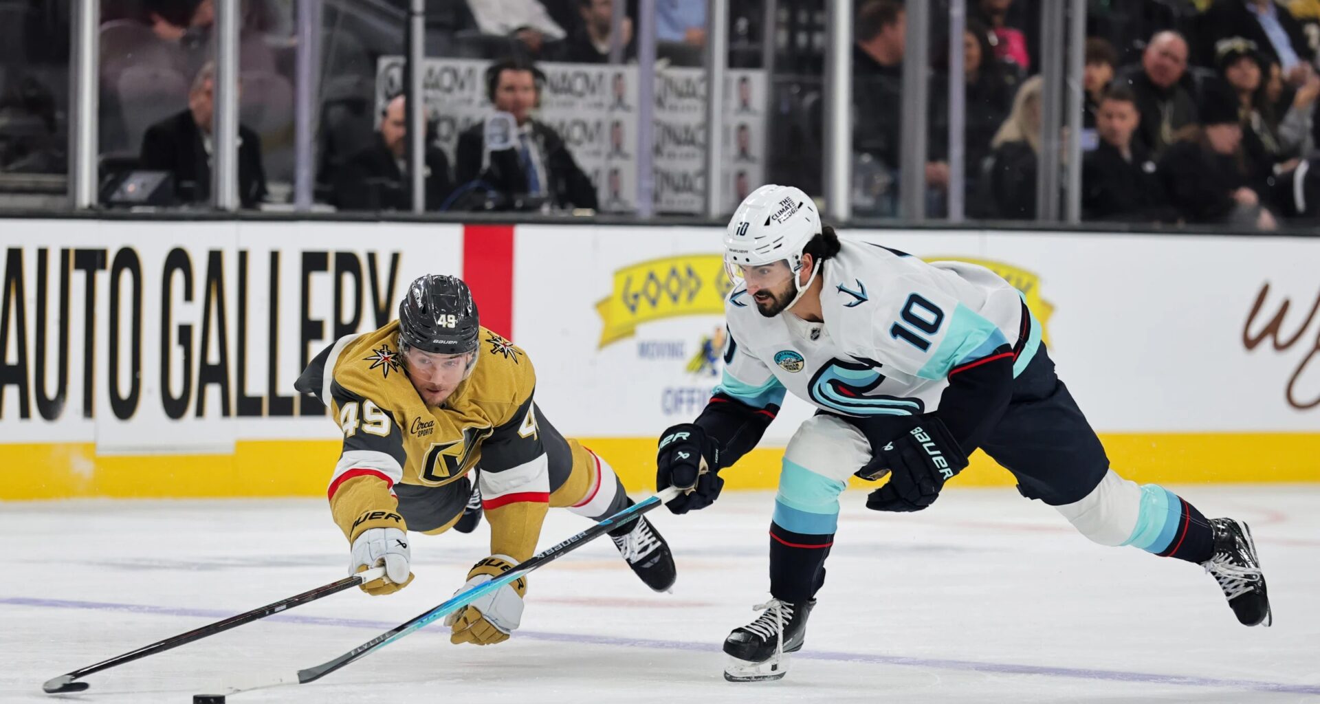 Golden Knights fight back but fall 3-2 to Kraken
