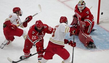 Top Bruins prospects shine for BC to open up Beanpot