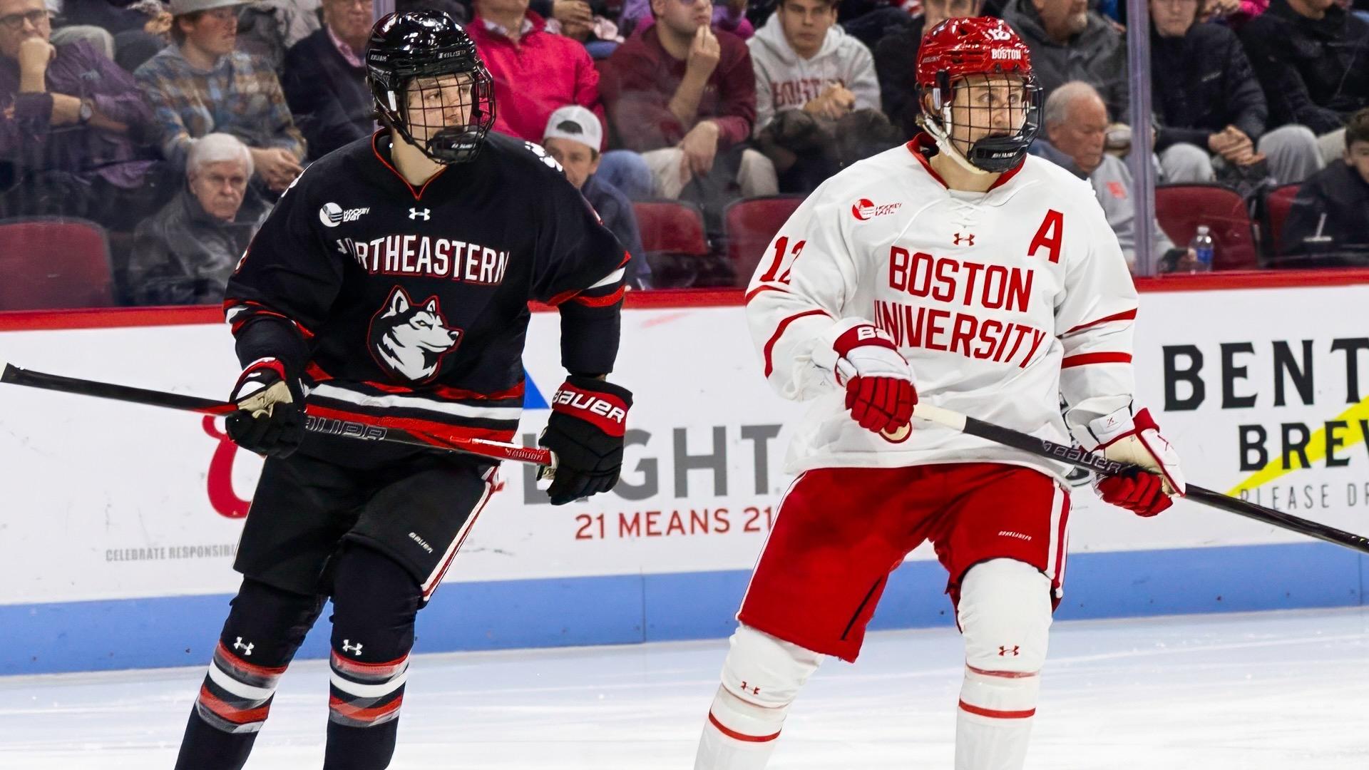 Northeastern vs. Boston University hockey