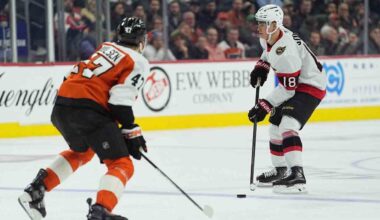 Tim Stutzle scores slick OT winner to lift Senators over Flyers