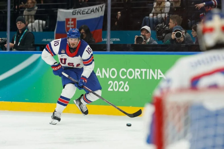 Olympics: Ice Hockey-Men Semifinal- USA-SVK
