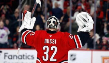 Bussi makes 16 saves and Svechnikov scores early goal to lift Hurricanes over Rangers 2-0 :: WRALSportsFan.com