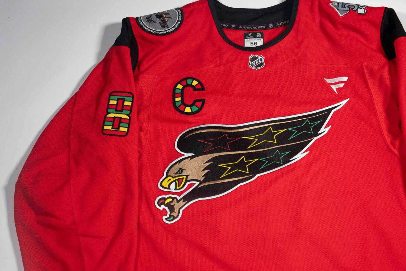 Washington Capitals Black History specialty jersey