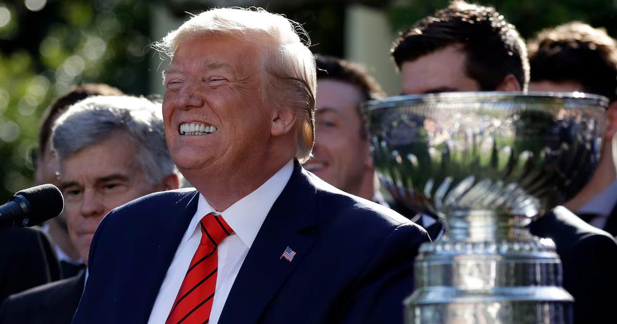 Trump says China will "permanently eliminate the Stanley Cup" in unhinged social media rant