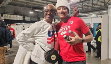 Big names — and a big family — helped Laila Edwards on her historic Olympic journey