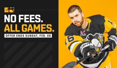 Penguins Announce ‘No Fees’ Promotion for All Remaining Home Games