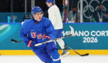 Jack Hughes practices, ready to go for Team USA at 2026 Olympics