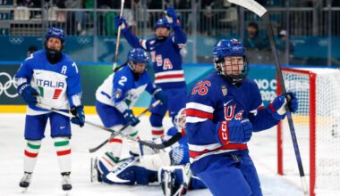 US's women's hockey crushes Italy in 2026 Olympic quarterfinals